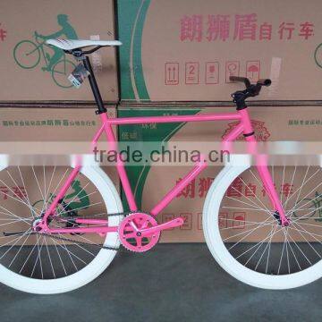 700C cheap steel china manufacture fixie gear road bike