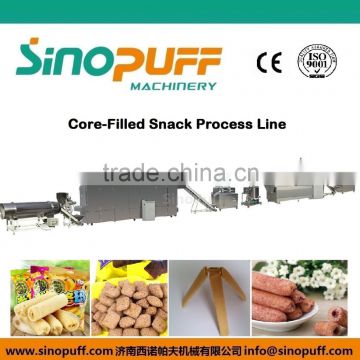 Professional twin screw puff snack/core-filling snack/corn puff snack extruder