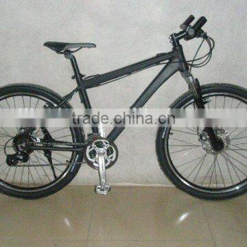 26 inch 21 speed aluminum black mountain bike