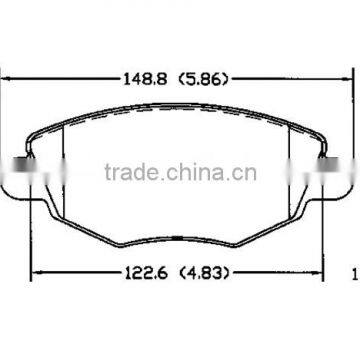 D910 C2S17129 for FORD JAGUAR front disk brakes