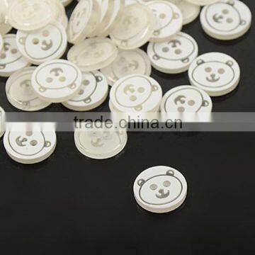 Bear Pattern Design Baby Buttons 2-holes Buttons Wholesale(X-BUTT-A011-20L-05A)