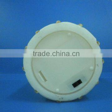 3AAA Batteries White Special Crystal Led Flameless Wax Decorative Candle photo-3