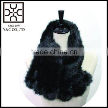 Own Design Hign Quality Fake Fur Scarf