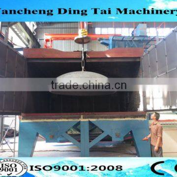 Dish head shot blasting machine/sandblasting machine