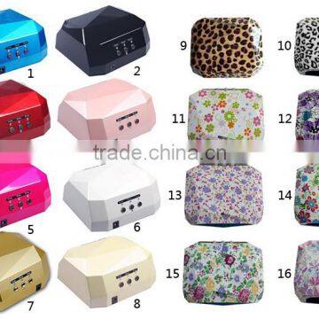 36W LED CCFL Nail Dryer Diamond Shape Curing Machine For UV Gel UV Lamp Nail Polish led lamp for nail                        
                                                Quality Choice
                                                    Most Popular