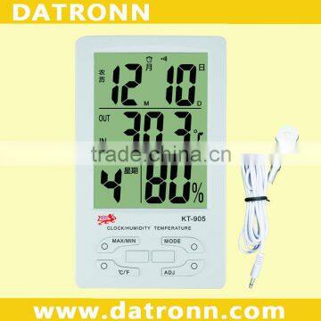 KT905 digital room thermometer & hygrometer