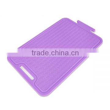 2015 New Popular Promotional collapsible Non-slip Durable Silicone Chopping Board