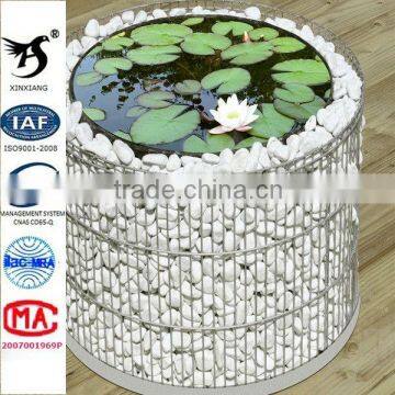 Rock basket wire mesh gabions