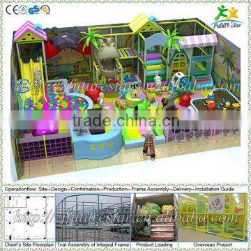 Free design CE & GS standard eco-friendly LLDPE children indoor playground