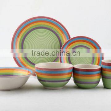 20pc Stoneware Dishwasher Safe Summer Design Hand Painted Dinnerset AB Grade/2016 New Design/ceramic Mug photo-2