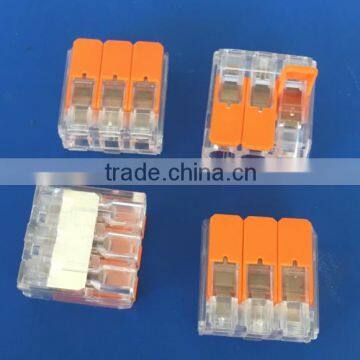 Directly Factory Oem Wire Connectors 221 Series Wago Compact Connector With Operating Levers