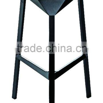 Bistro Furniture Aluminium With Powder Coated Transformer Shape Bar Stool Chair photo-3