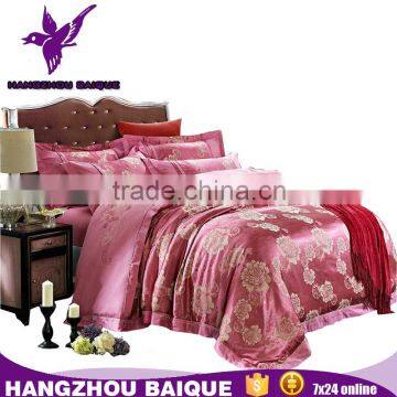 Jacquard Red Luxury Wedding Bedding Duvet Cover Set                        
                                                Quality Choice