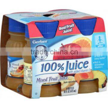 4 x 4 oz Gerber Juice Mixed Fruit