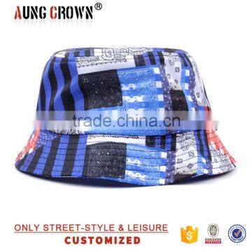 fashional promotional wholesale cheap custom bucket fishing cap