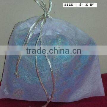 Cotton draw string gift pouch