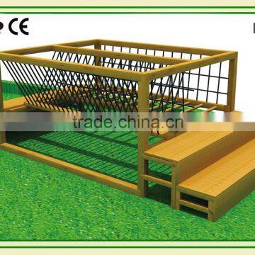 KAIQI GROUP high quality Wooden climbing playground equipment for sale with CE,TUV certification