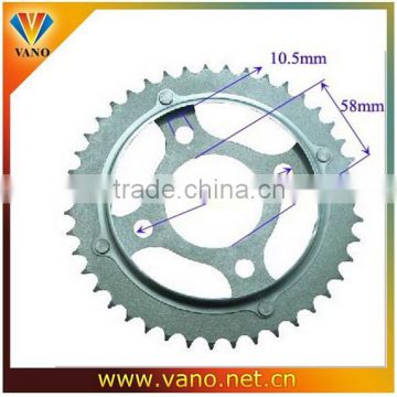 with any type motorcycle chain sprocket CG125 steel motorcycle sprocket