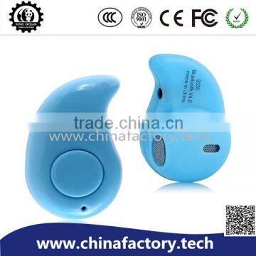 2016 cheap spy bluetooth in-ear wireless earpiece with mic fbi earphone