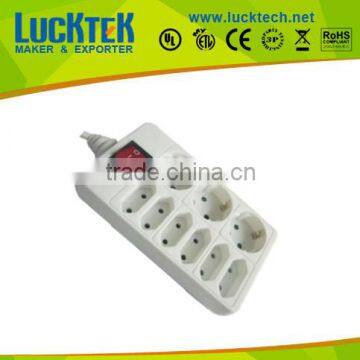 9GANGS Germany Power Extension Sockets outlets with ON/OFF switch