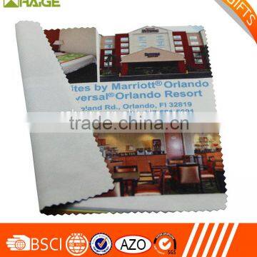 With high water absorption microfiber cleaning cloth branded