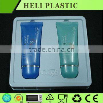 disposable blister plastic cosmetic tray/box