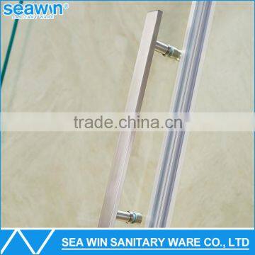 Top Grade French Style Custom Frameless Hinge Glass Shower Door