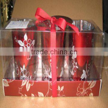 glass jar candle chinese christmas ornaments