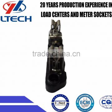 High qualtity 100A long steel basbar steel terminal Single Phase Meter Socket Inner Part