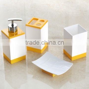 high quality PLASTIC PS bath set for bathroom, new design luxury home use