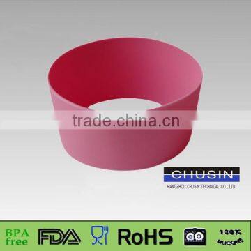 Eco-friendly Heat Resistant and Anti-slip Silicone Cup Sleeves for Coffee photo-6