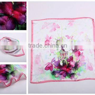 DQ01 Hot Selling Custom Silk Scarves Hangzhou