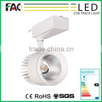 longer life COB FOR shopping malls, hotels, halls led track light 30w