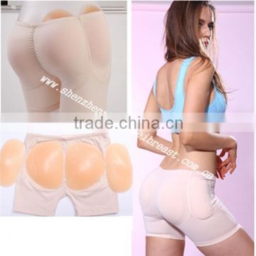 Free shipping four pieces sexy girl Silicon butt push up hip pads,sexy ladies padded panties