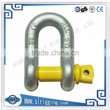 hot dip galvanized carbon steel dee shackle