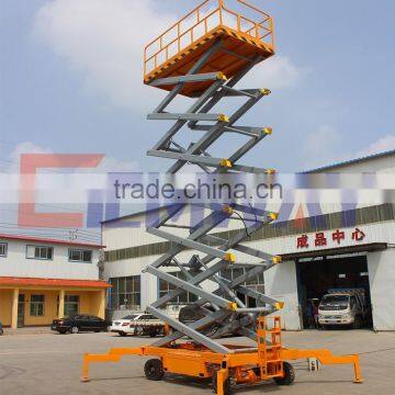 Hydraulic electric manual mobile scissor lift platform for sale