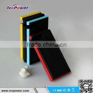 12000mAh USB Solar Power Bank for iPhone 6 Plus, 5s, 5c, 5, 4s, iPod, Samsung Galaxy S6, S6, Edge S5, S4, S3 and More