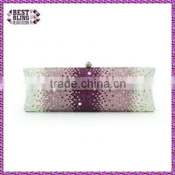 rectangle shape full crystal clutch bags bulk by from China wholesale price crystal box clutch bag