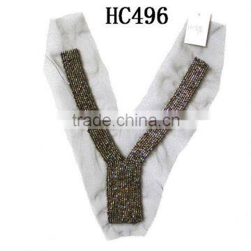 Handmade collar, tulle beads embroidery from GuangZhou