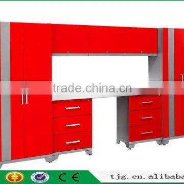 TJG-GSC8989 Modular Garage Cabinets Storage Systems Red