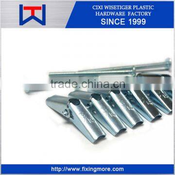 Toggle Bolts / spring toggle wing / Galvanized/ with machine screw