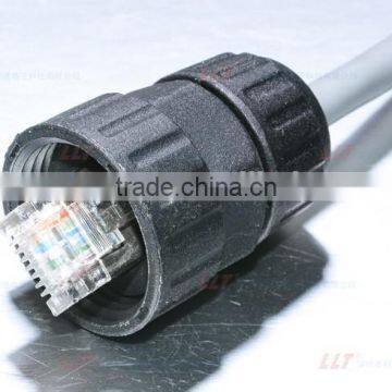 IP67 Waterproof RJ45 Plug and Socket Attached With CAT 5E Cable photo-3