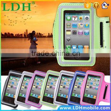 For Apple iphone 4 4S 5 5G 5s Waterproof Gym Running Arm Band Cover Durable Sports Arm Holder Pounch Belt Case Phone Accessories