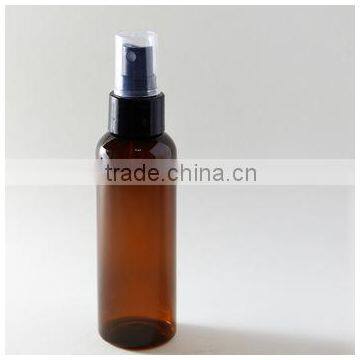 100ml Boston Round Amber Plastic Sprayer Bottle for Olive Oil