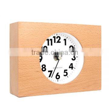 2016 Beech wood fashion novelty desktop modern standing clock (TC19)