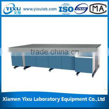Steel Frame Laboratory Work Bench With Sink and Reagent Shelf