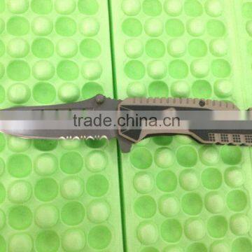 OEM 440C stainles steel material folding tactical knife