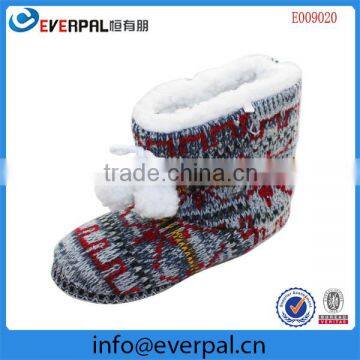 Cute winter indoor slippers boots plush fur boots