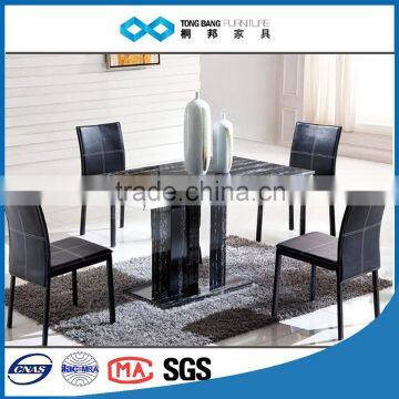 TB 2015 hot sale black marble dining table