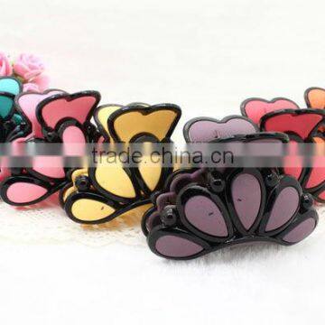 unique hair accessories plastic flower hairpins